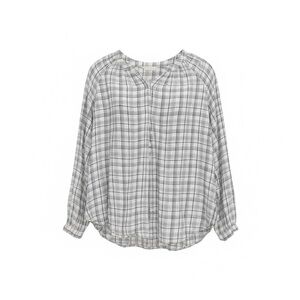 Universal Thread Black and White Checkered Blouse